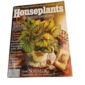 1980 Better Homes And Gardens Houseplants Magazine